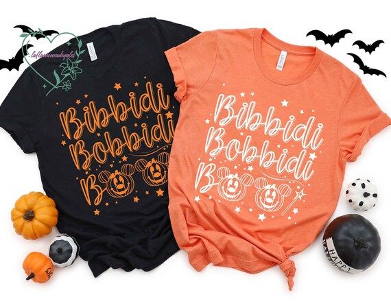 Bibbidi Bobbidi Boo Halloween Shirt Disney Princess Halloween - Etsy | Etsy (US)