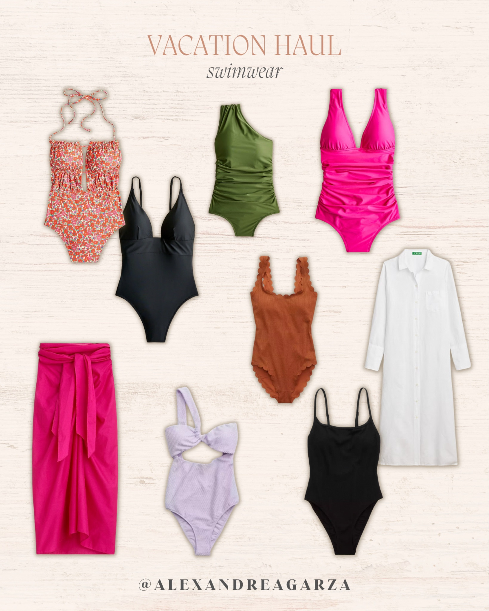Vacation swimwear for Hawaii! 

Hawaii, packing list, vacation haul, resort, bathing suit, swimsuit, one piece, swim, j crew, aerie, coverup

#LTKswim #LTKFind #LTKtravel
