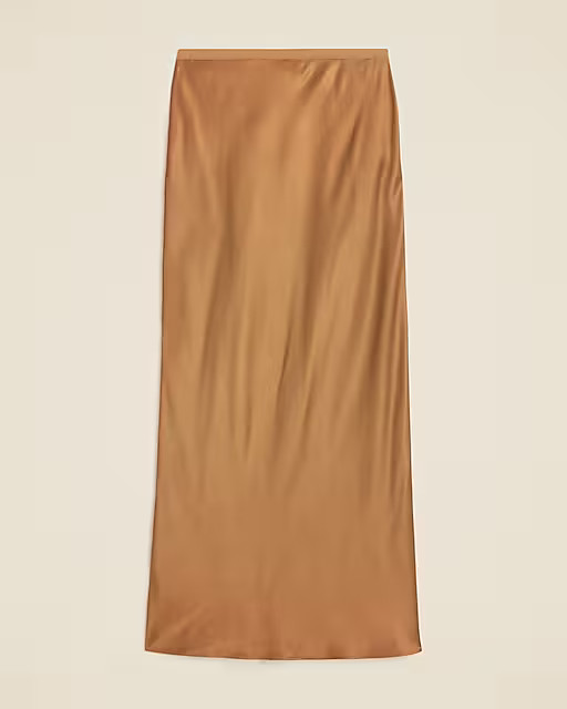 New Gwyneth slip skirt in viscose charmeuse | J. Crew US