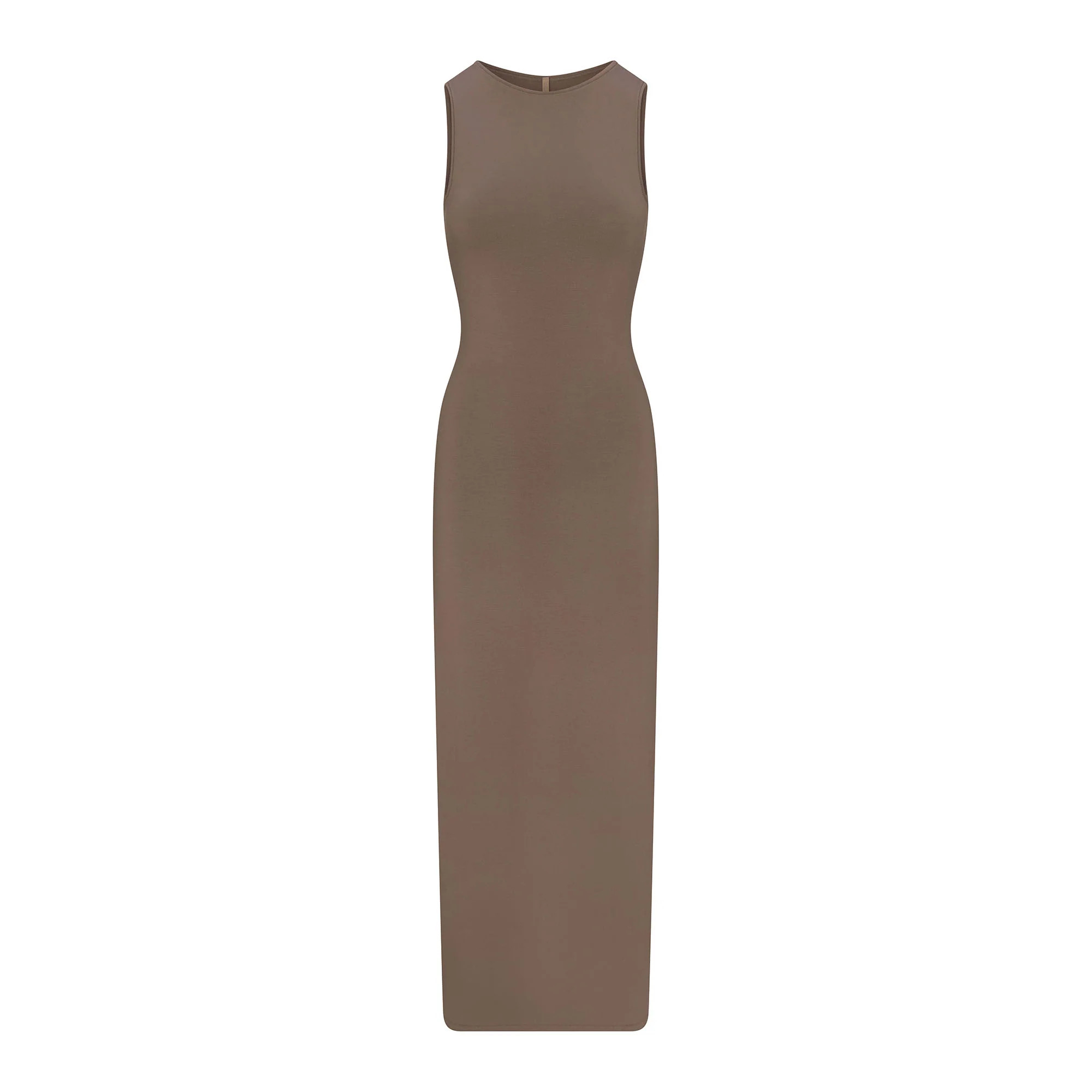 LONG BOAT NECK DRESS | SKIMS (US)