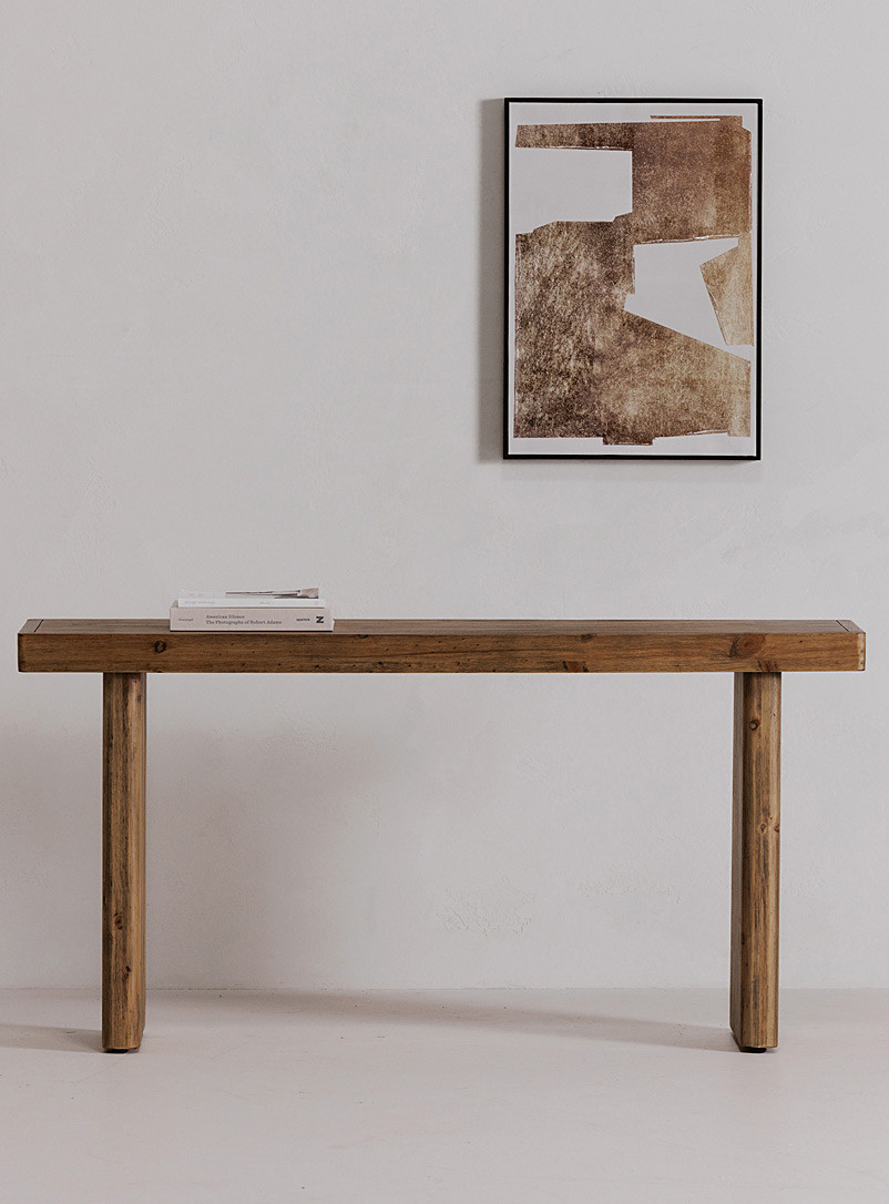 Monterey pine wood console | Simons
