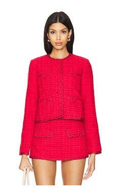 Lovers and Friends Alina Jacket in Rose Red from Revolve.com | Revolve Clothing (Global)