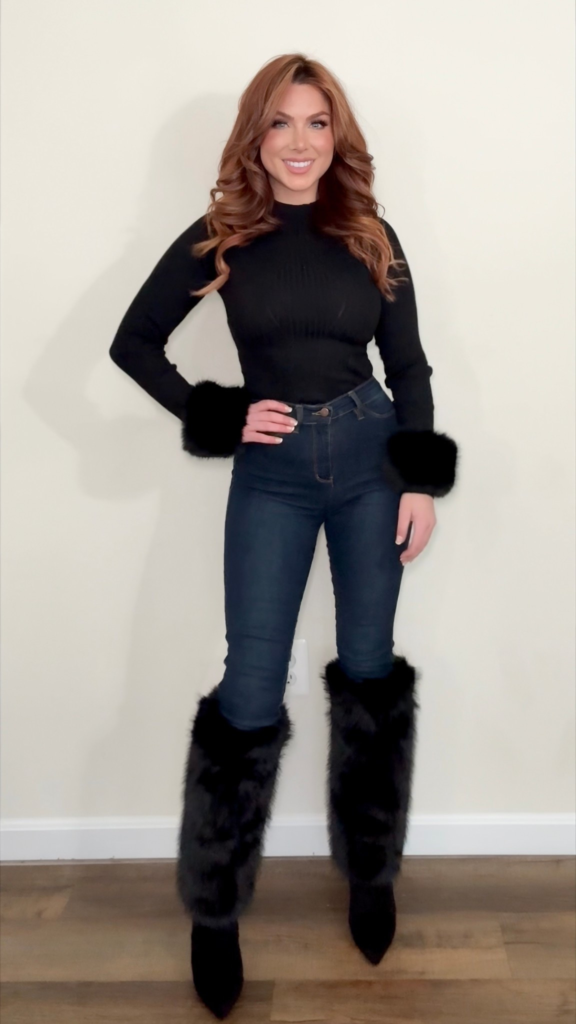 Fur boots, fur cuffs, winter fashion, winter style, winter outfit, winter accessories 

#LTKSeasonal #LTKootd #LTKgrwm