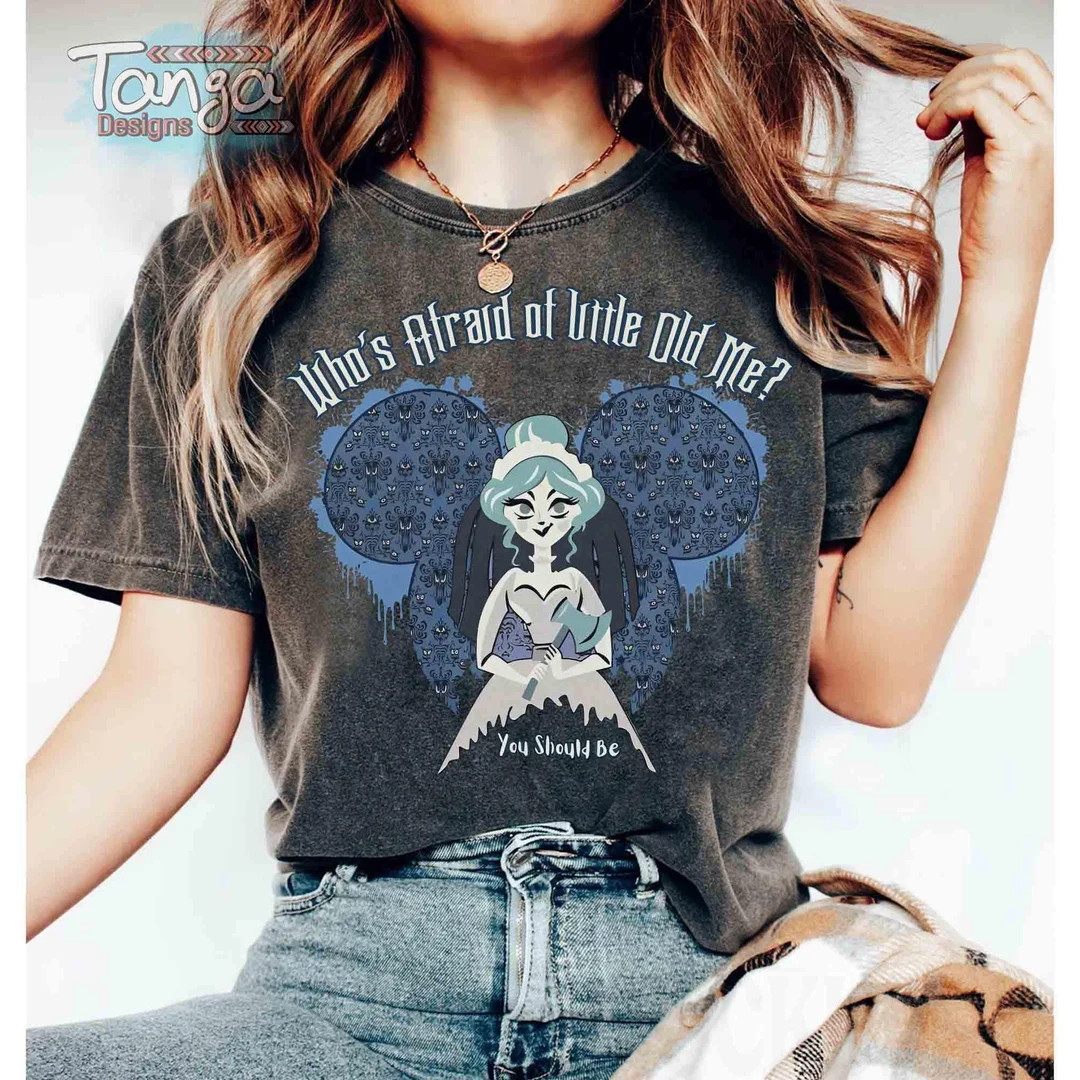 Disney Who's Afraid of Little Old Me Disney Shirt, Constance Hatchaway Tee, Haunted Mansion Ghost... | Etsy (US)