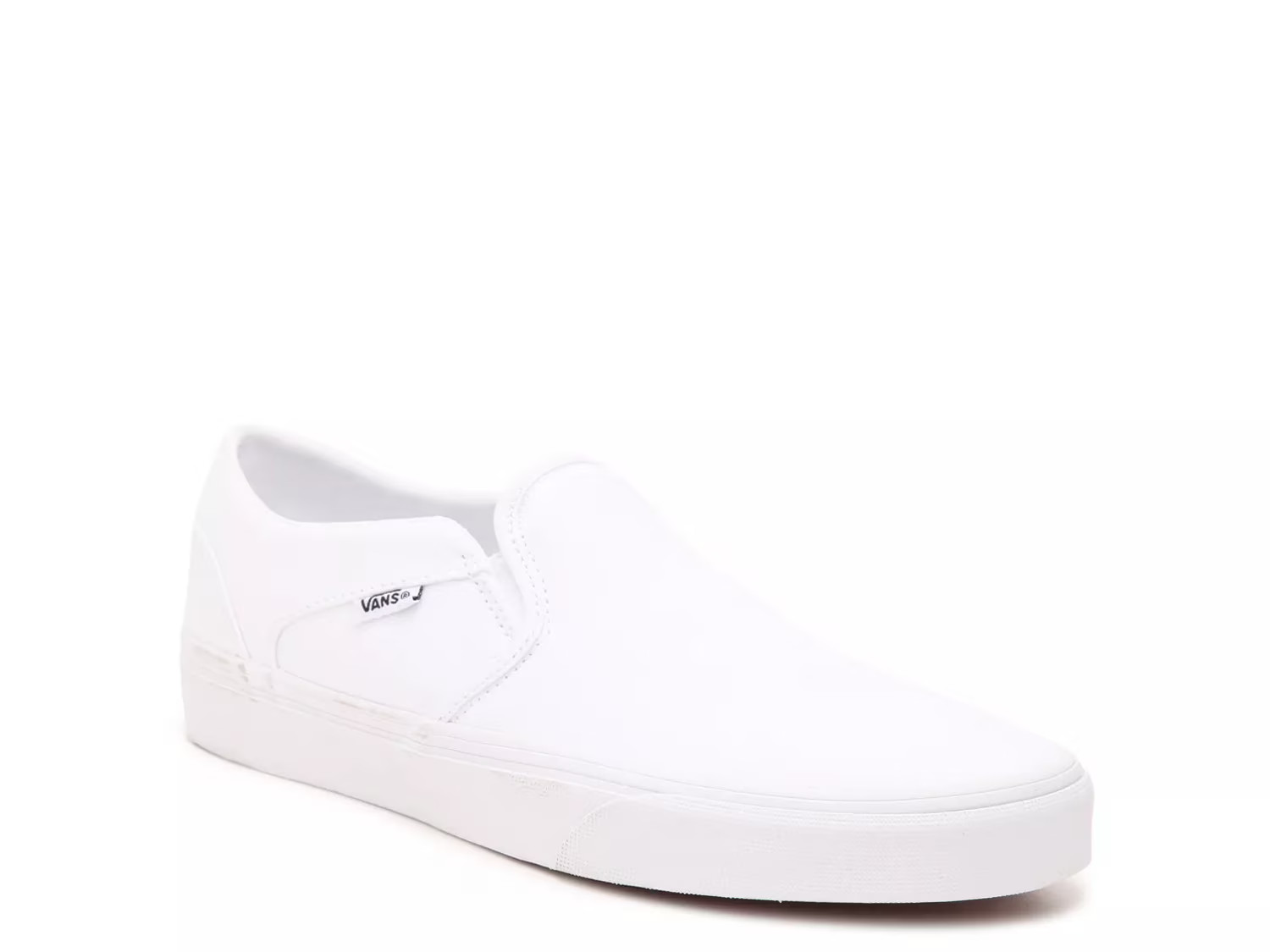 Vans Asher SlipOn Sneaker | Women's | White | Size 10 | Slip-Ons | Sneakers | Skate | Slip-On | DSW