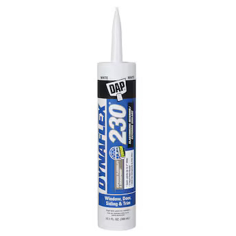 DAP DYNAFLEX 230 10.1-oz Window door White Unsanded Paintable Latex Caulk | Lowe's