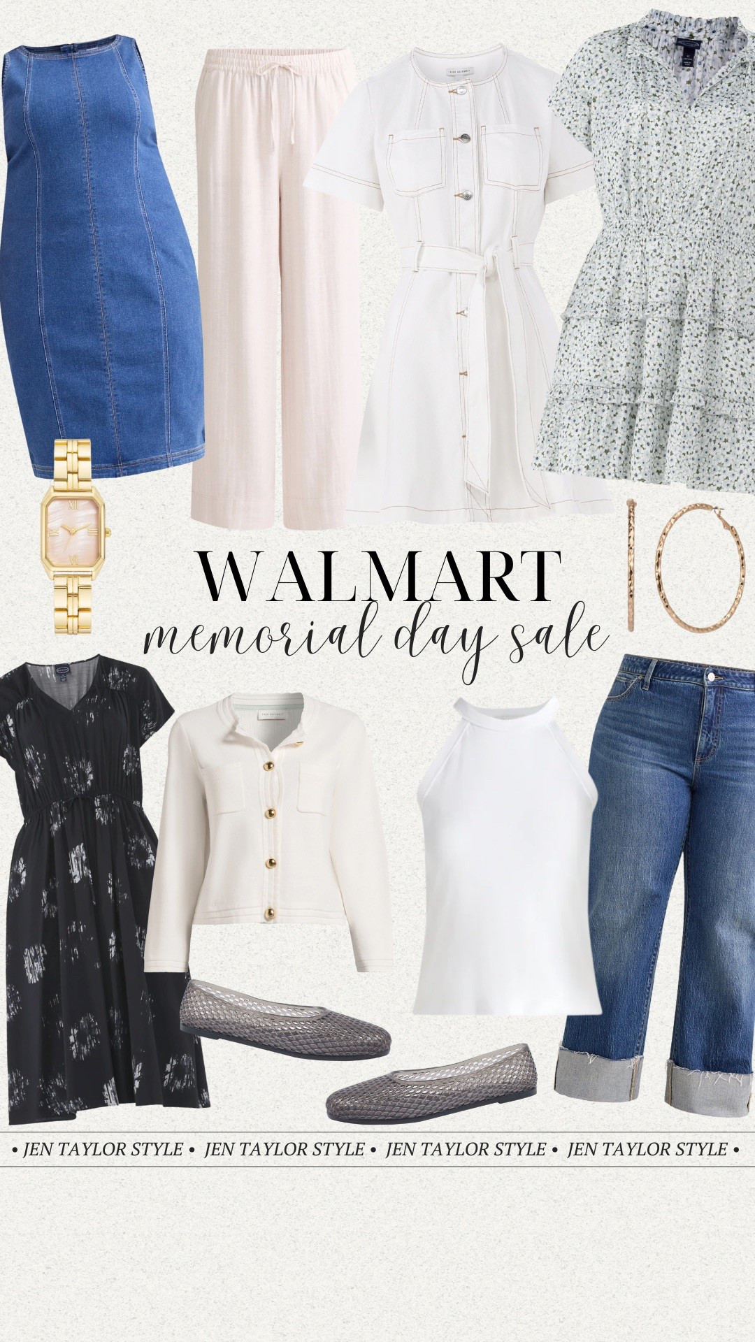 Walmart Memorial Day sale finds! I love this denim dress and cropped jeans for summer. 

#LTKSaleAlert #LTKSeasonal #LTKStyleTip