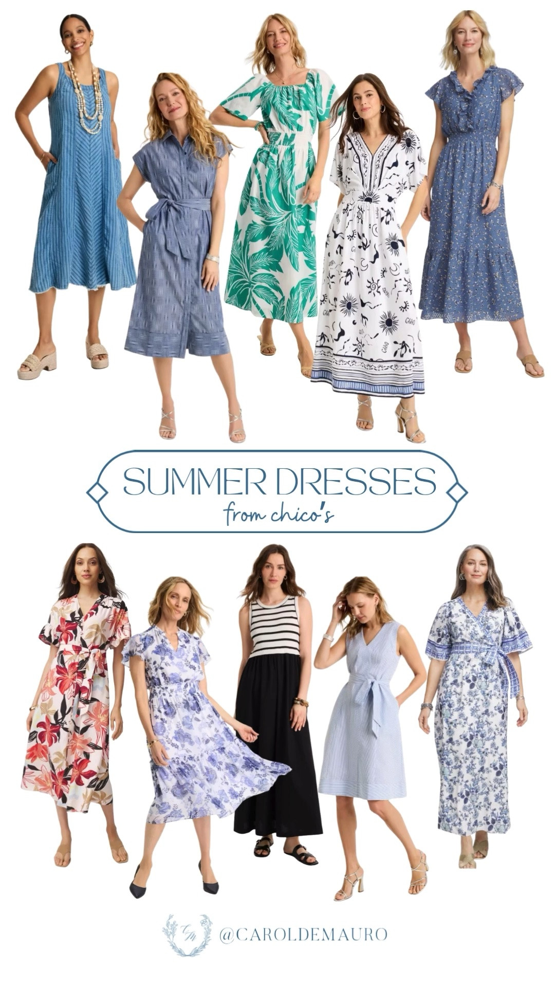 Chico's summer dress lineup is giving so many options and every single one of them is so wearable and flattering!

summer dresses, summer fashion, dress season, ootd, petite style

#LTKPetite #LTKU #LTKootd