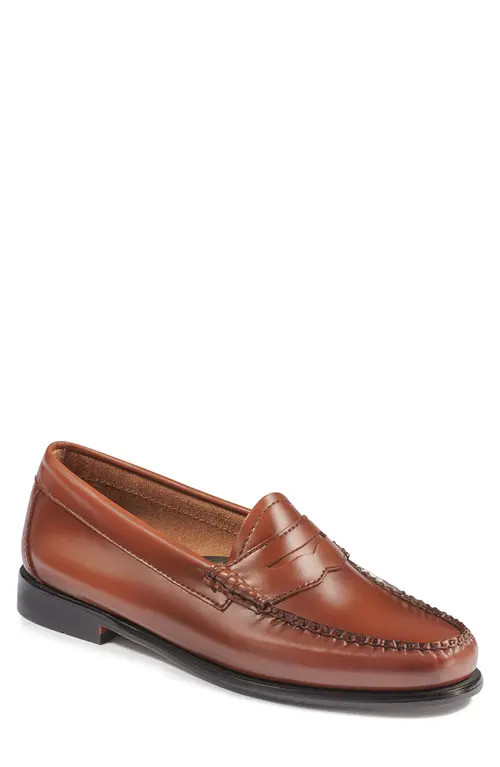 G.H.BASS Whitney Leather Loafer in Cognac Leather at Nordstrom, Size 10 | Nordstrom