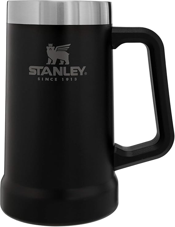 Stanley Classic Beer Stein with Big Grip Handle, Beer Party Mug and Tumbler, 24 oz | Amazon (US)
