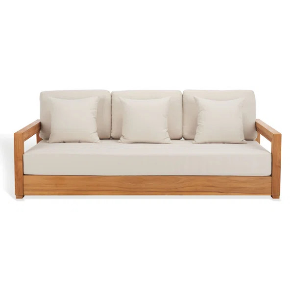 Melrose 76.55'' Teak Outdoor Sofa | Joss & Main