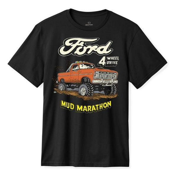 Men's Brixton Ford Mud Marathon T-Shirt XLarge Burnt | Scheels Sports
