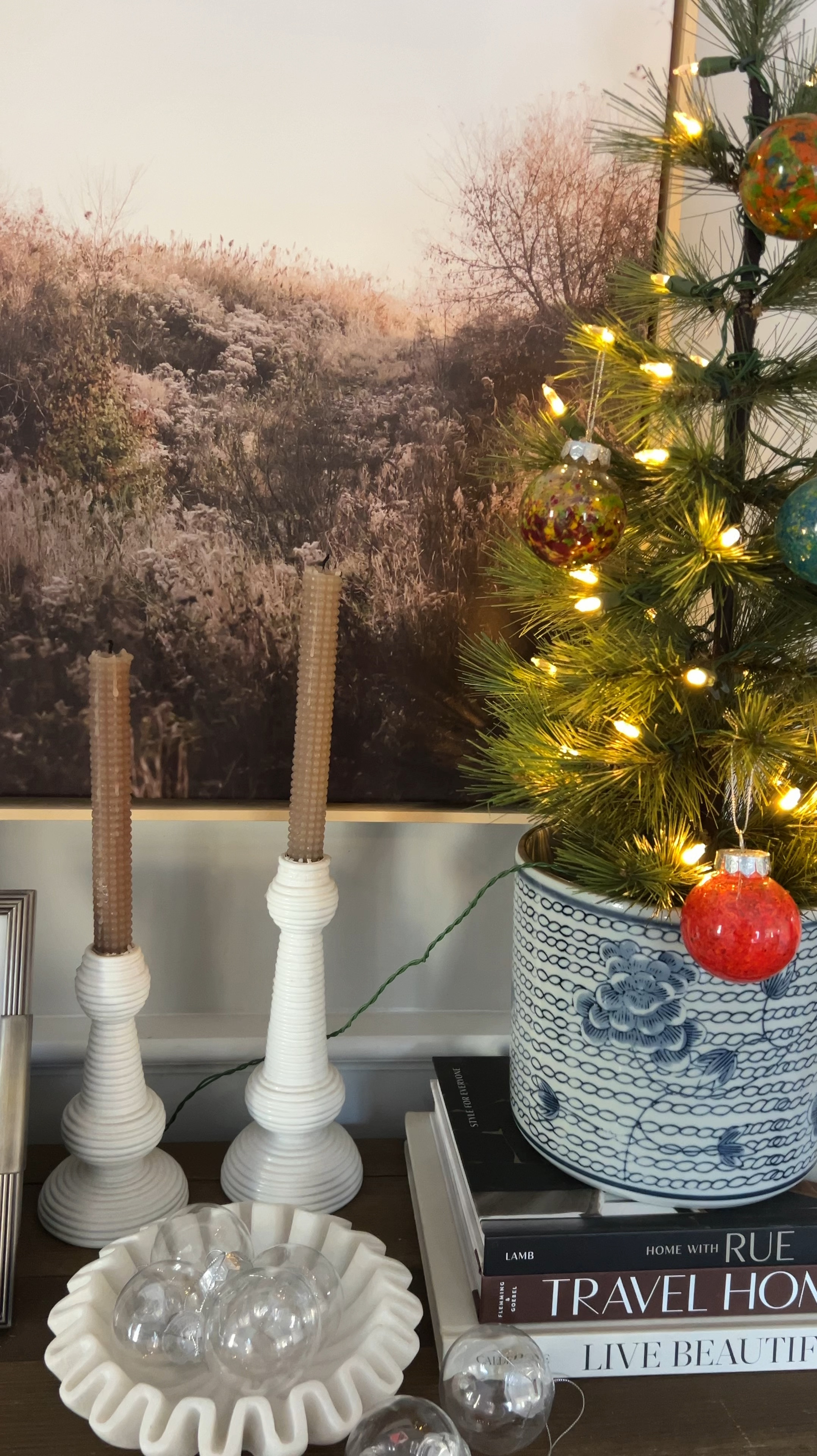 Our kids made the prettiest ornaments using just clear plastic ornaments and crayons!

1. Use a pencil sharpener to shave crayons into a bowl 
2. Fill ornaments with the crayon shavings 
3. Place ornaments in a box or large bowl and use a hairdryer dryer for a few seconds to heat the crayons shaving inside shavings inside (let the ornaments roll around in the box as you heat it with the hair dryer
4. Hang your ornaments on a tree and enjoy!

#LTKFindsUnder50 #LTKHoliday #LTKWatchNow