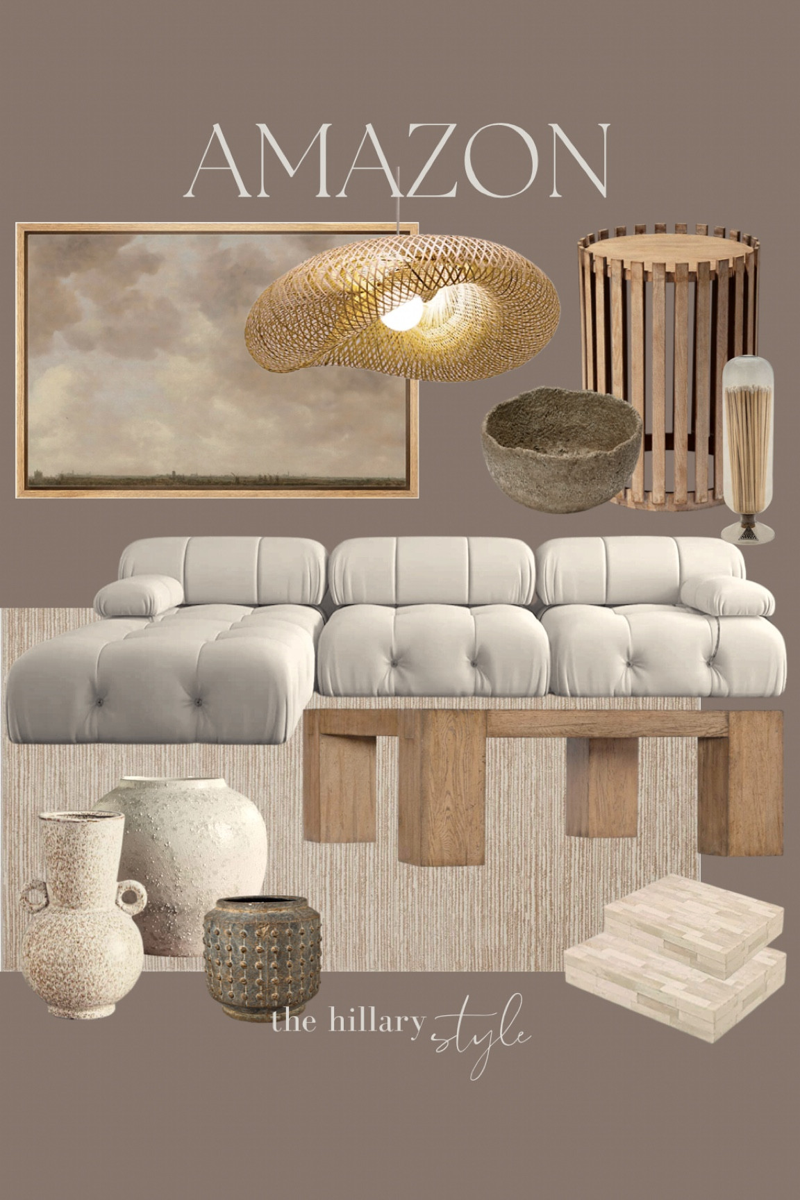 Amazon Designer Inspired! 

Amazon, Amazon Home, Amazon Designer Inspired, Modern Home, Coffee Table, Chandelier, Home Decor, Japandi, Sectional, Modern Chandelier, Italian Sofa, Wall Art, Reeded Furniture, Vase, Coffee Table Decor, Rug, Neutral Home, Wood Tones, Landscape Art, Camaleonda Sofa

#LTKhome #LTKFind #LTKstyletip