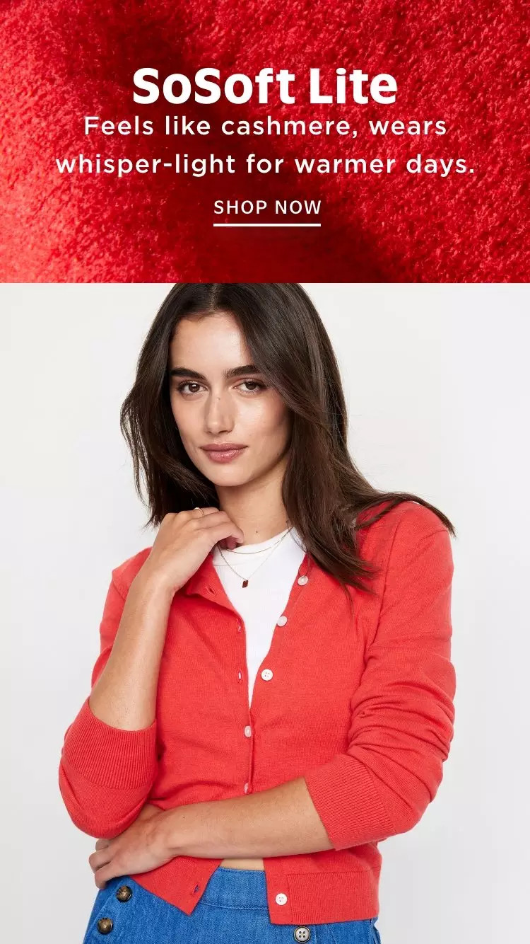 SoSoft Lite Cropped Crew-Neck Cardigan | Old Navy (US)