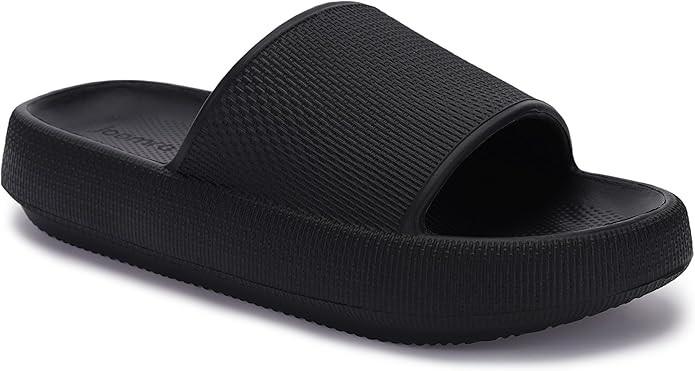 Joomra Pillow Slippers for Women and Men Non Slip Quick Drying Shower Slides Bathroom Sandals | U... | Amazon (US)