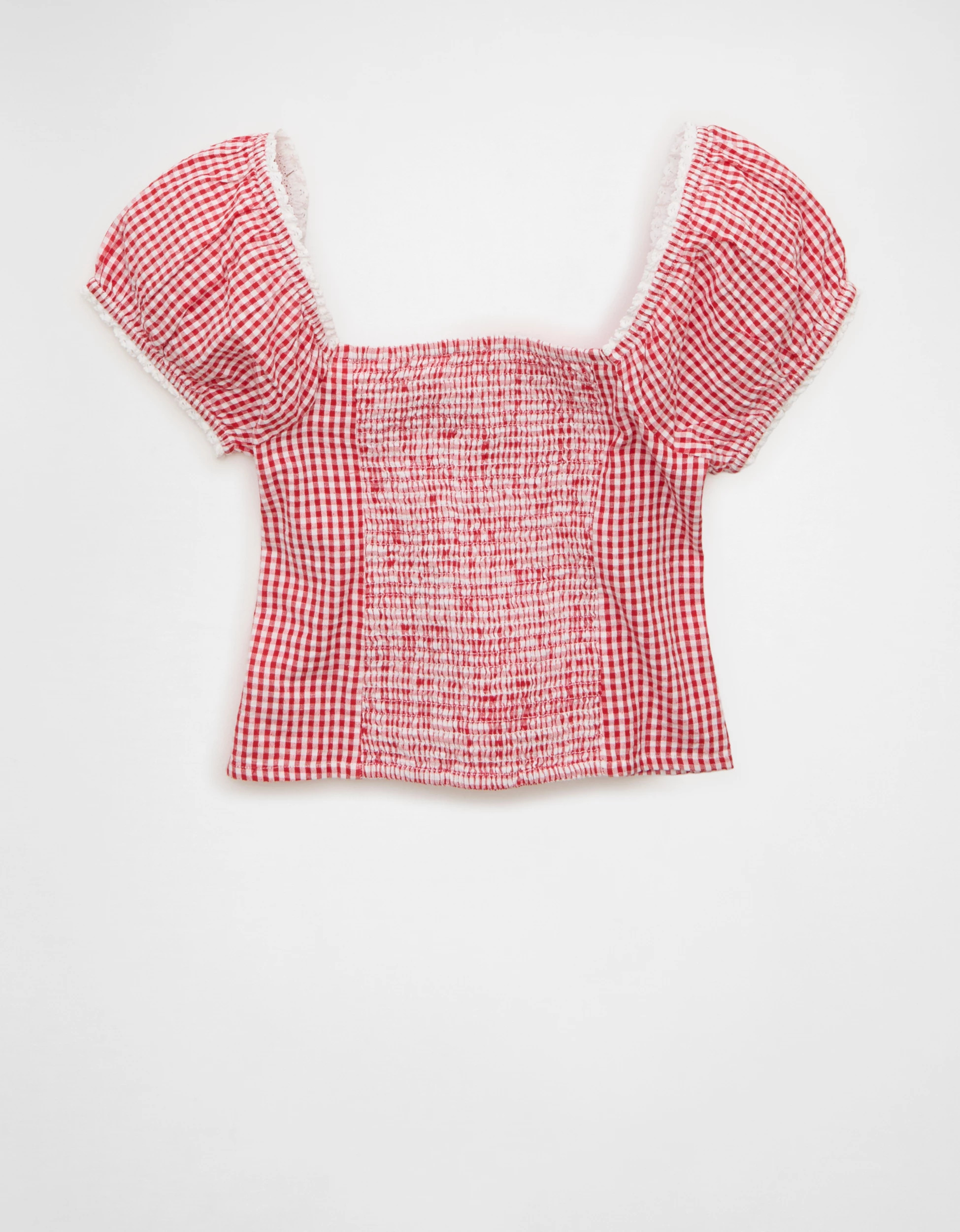 AE Short-Sleeve Corset Top | American Eagle Outfitters (US & CA)