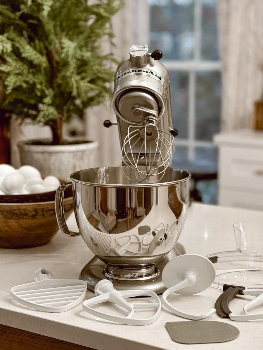 I was pleasantly surprised by the size of this KitchenAid 5-qt Artisan Stand Mixer with a Pastry Beater and Flex Edge from @QVC. It takes up much less countertop space than previous models. It is sleek in appearance and does everything you would expect of a @KitchenAidUSA mixer. Deb is an amazing cook, so she puts this item to good use. 

Also, not only is it on sale, but there are coupon codes that can be stacked for additional savings. #ad #LoveQVC

October Coupon Codes – for new customers
WELCOME20 - $20 off $40+ purchases
WELCOME10 - $10 off $25+ purchase

#LTKSaleAlert #LTKGiftGuide #LTKHome