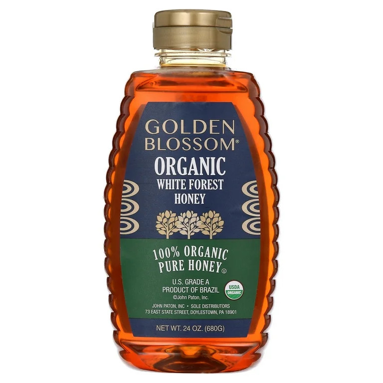 Golden Blossom Organic Honey: 100% Unfiltered Honey Imported from Brazil, 24oz bottle, Gluten-Fre... | Walmart (US)