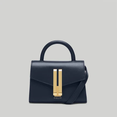 DeMellier The Nano Montreal in Navy Smooth Leather Mini & Nano bag | DeMellier