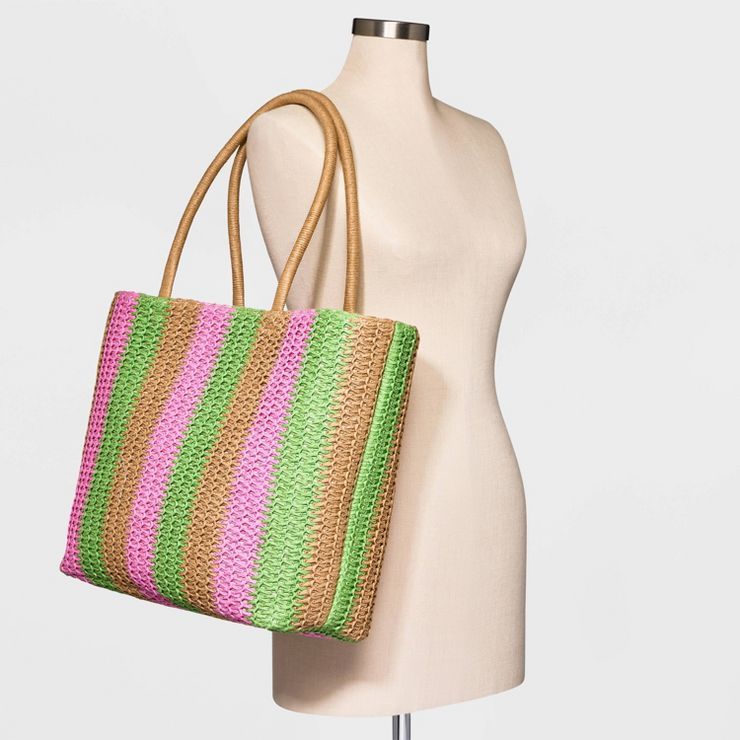 Striped Tote Handbag - A New Day™ | Target