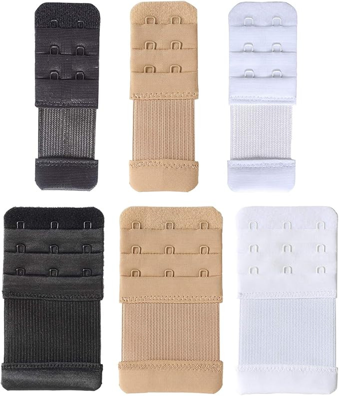 SAMGU Women's Bra Extenders 2 Hook / 3 Hook / 4 Hook / 5 Hook / 6 Hook, Soft Stretchy Back Bra Ex... | Amazon (US)