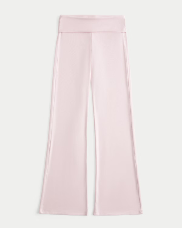 Women's Cozy Knit Foldover Waist Sleep Pants | Women's Bottoms | HollisterCo.com | Hollister (US)