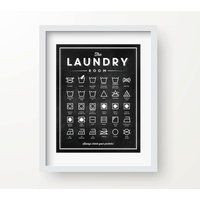 The Laundry Room print  Instant download, Laundry room decor, Icons, Symbols, Laundry,  Room, Guide, Rules, Mid Century, Decor, minimalist | Etsy (US)