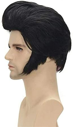 Topcosplay Men Wigs Black Short Cosplay Halloween Costumes Wigs Man Wig | Amazon (US)