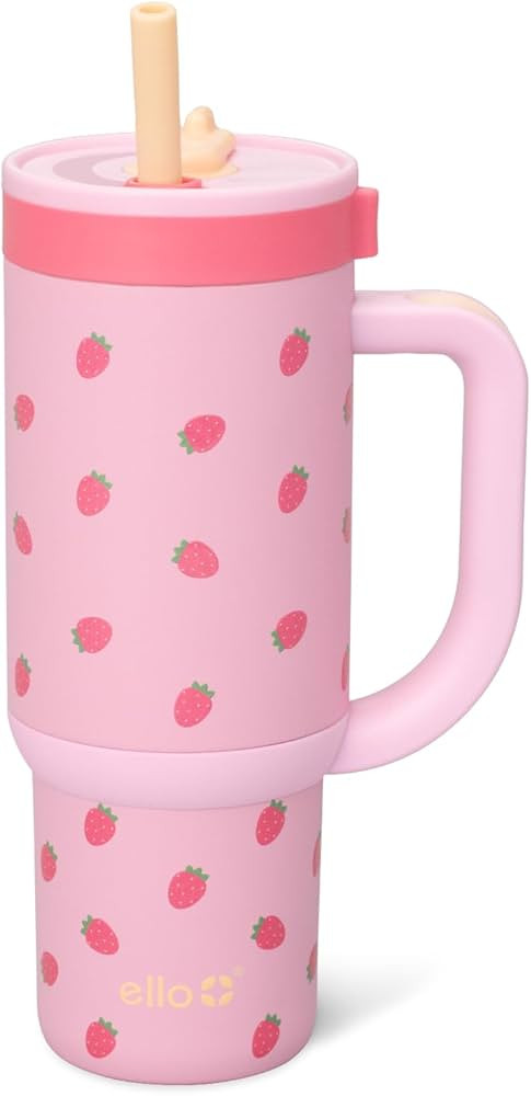 Ello Oasis 18oz Stainless Steel Kids Tumbler with Handle & Retracting Straw, 100% Leakproof, Doub... | Amazon (US)