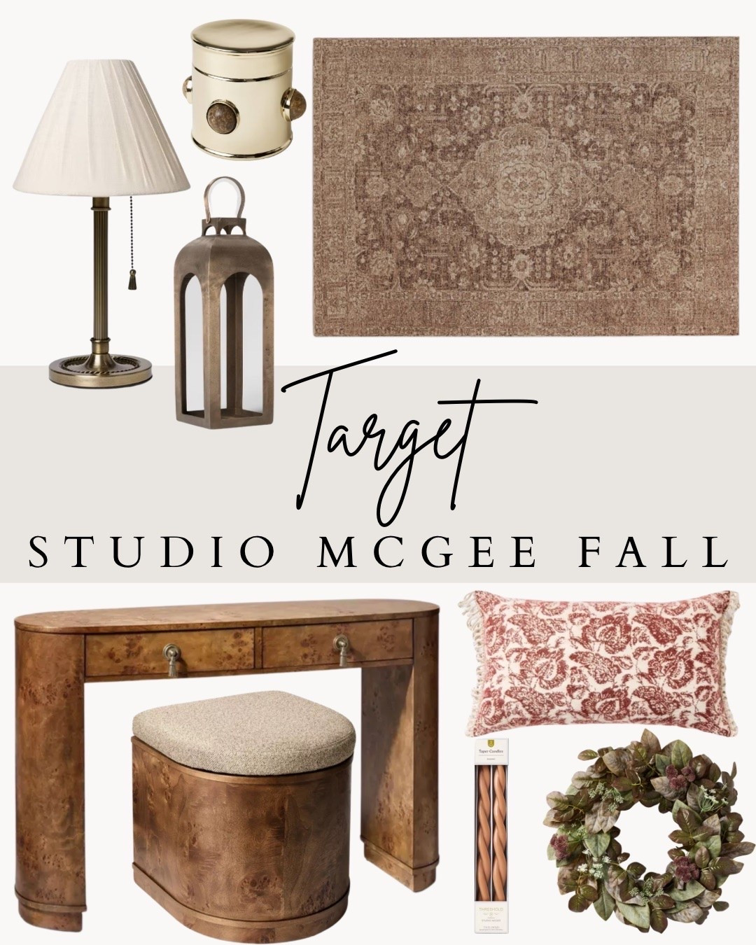 Target Studio McGee Fall Favorites 🍁🍂

Rich wood finishes, vintage-inspired accents, and warm autumn textures make these Studio McGee finds perfect for creating a cozy, collected home this season 🍁🤎

#studiomcgee #targetfallfinds #falldecorating #cozyhomeideas #modernclassicdecor #porcheandco

#LTKHome #LTKSeasonal #LTKvlog