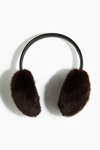 H & M - Fluffy earmuffs - Brown | H&M (UK, MY, IN, SG, PH, TW, HK)