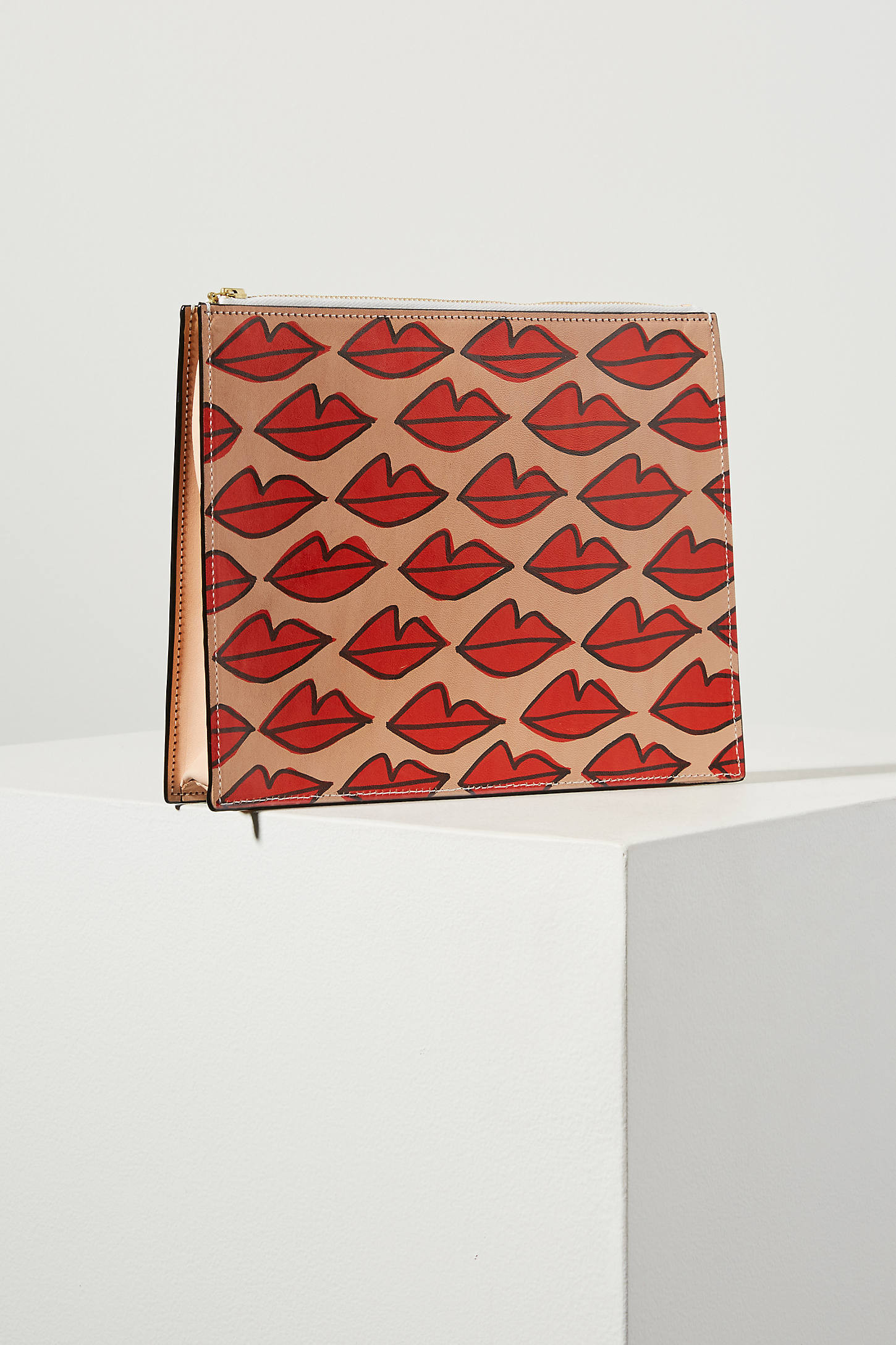 Ann Howell Bullard Panama Lip Clutch | Anthropologie (US)