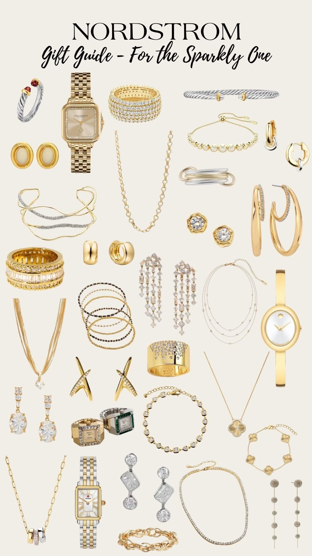 Nordstrom Gift Guide!! For the jewelry lover🤍

Gold jewelry- Silver Jewelry- Mixed metals - watches - bracelets - necklaces - rings - earrings - Nordstrom- gift guides 

#LTKCyberWeek #LTKGiftGuide #LTKHoliday