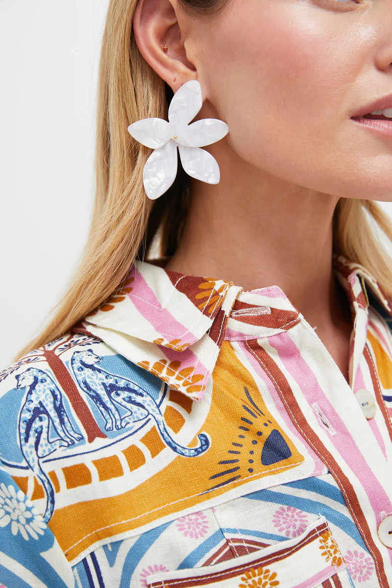 Mother of Pearl Gwen Earrings | Tuckernuck (US)