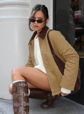 Chesterbrook Jacket Brown | Princess Polly US