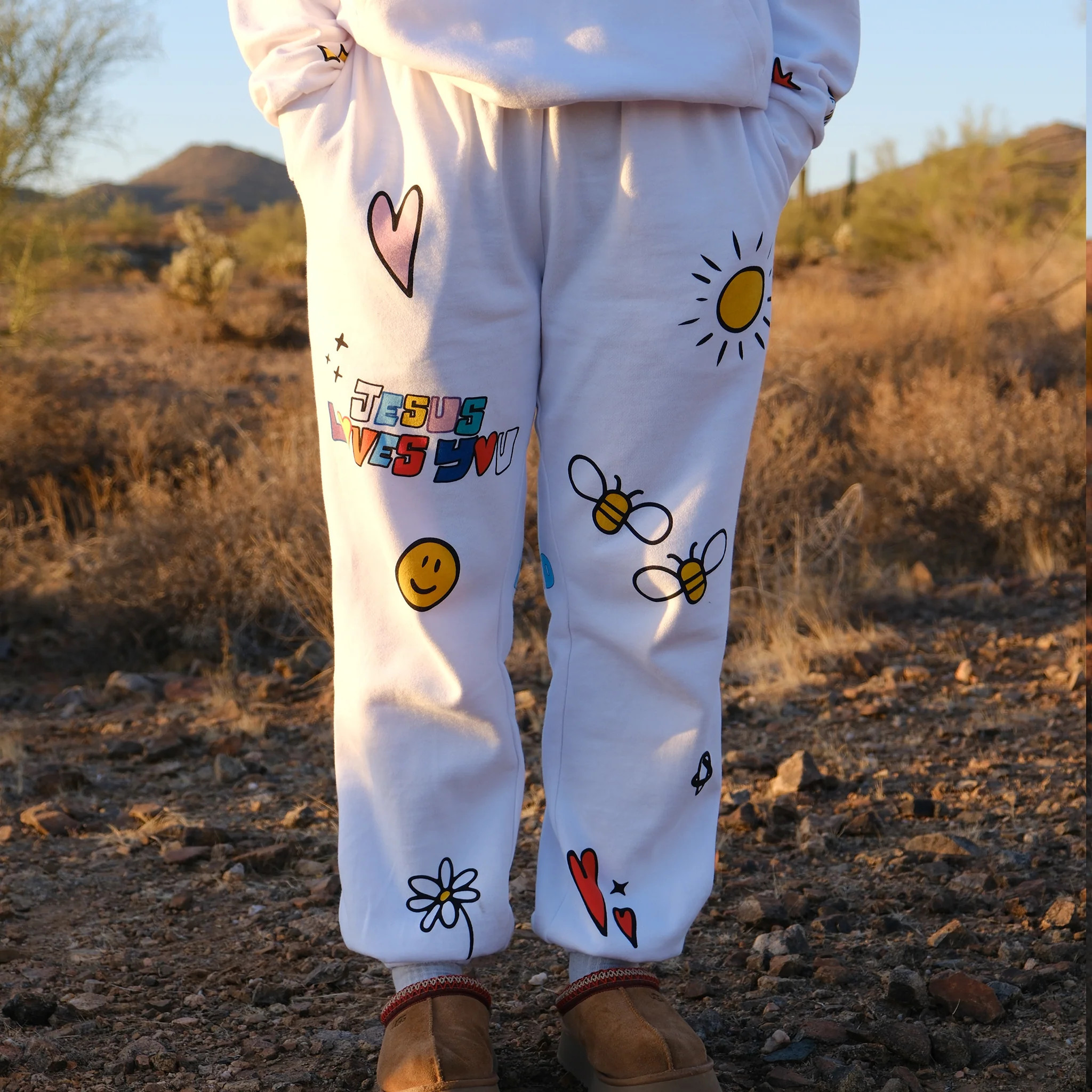 Jesus Loves You Sweatpants | Gods Love Overcomes