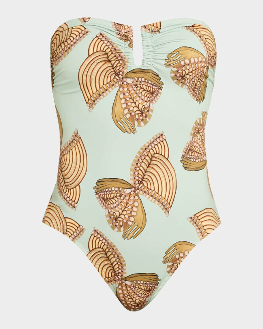 Monterey Strapless One-Piece Swimsuit | Neiman Marcus