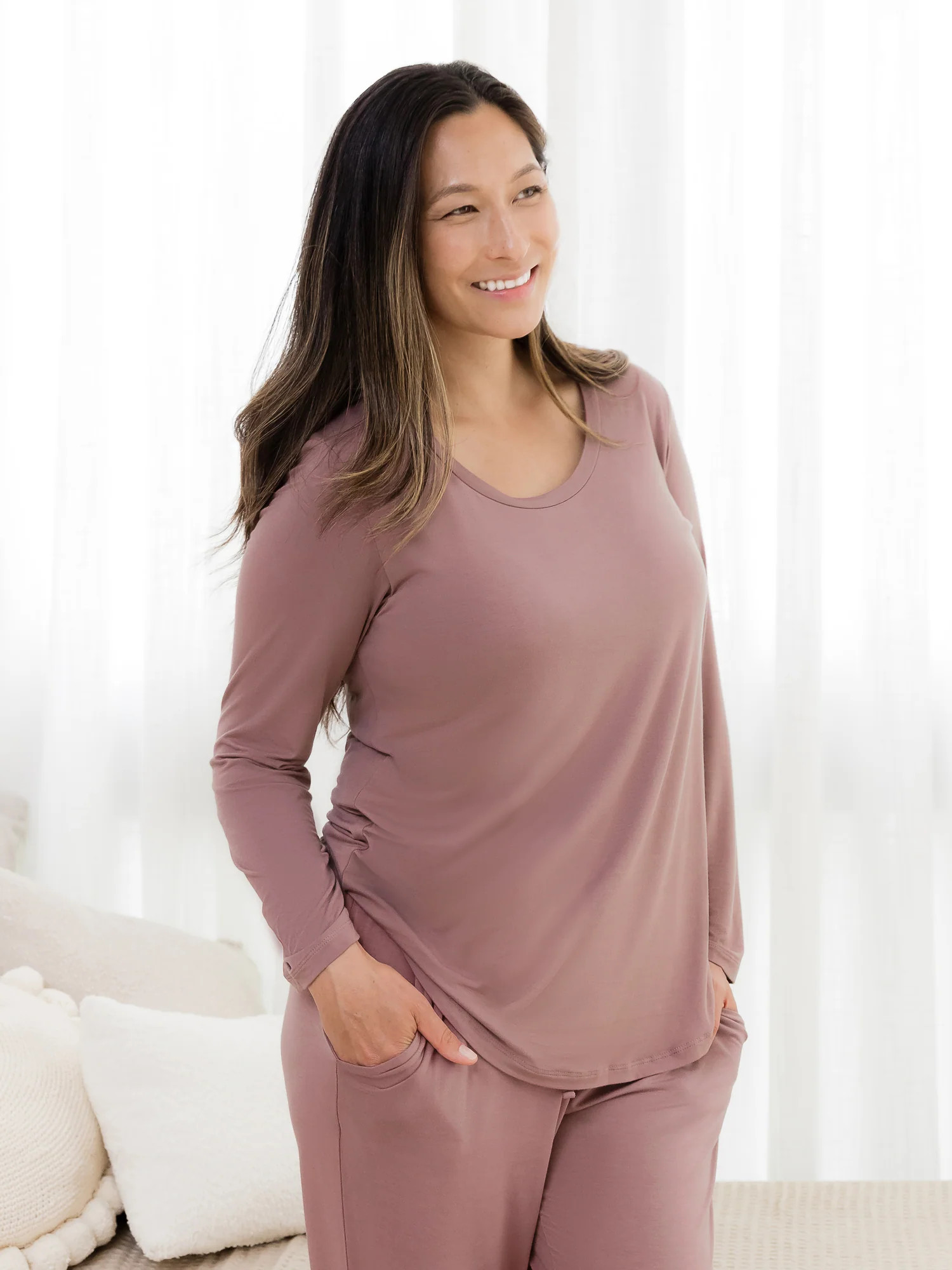 Bamboo Maternity & Nursing Long Sleeve T-shirt | Twilight - Kindred Bravely | Kindred Bravely