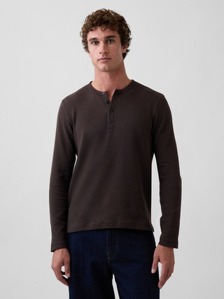Waffle Henley T-Shirt | Gap (US)