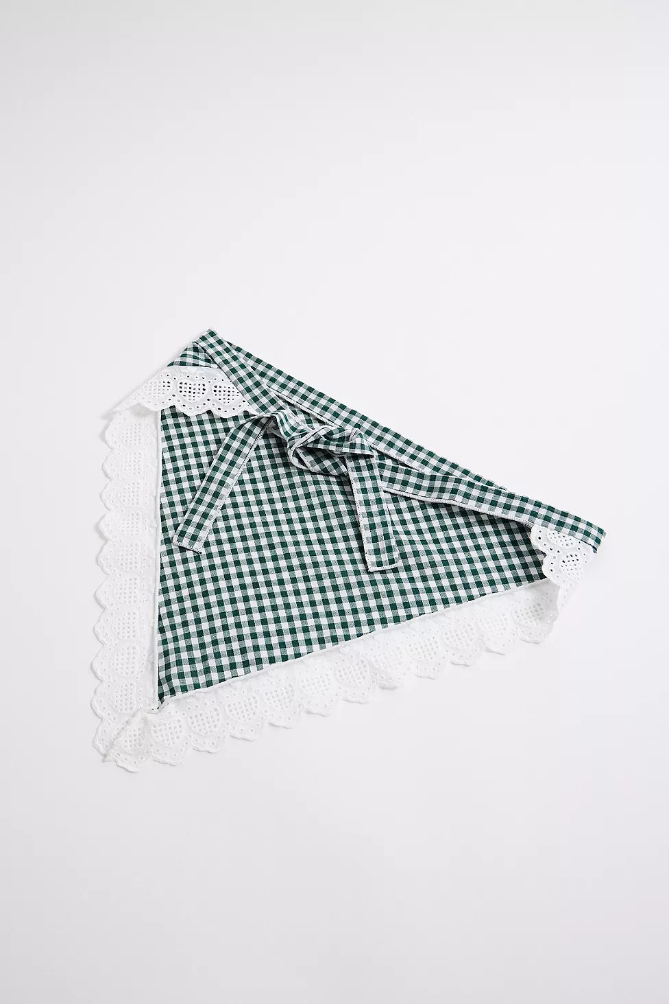 UO – Kariertes Kopftuch aus Spitze | Urban Outfitters (EU)