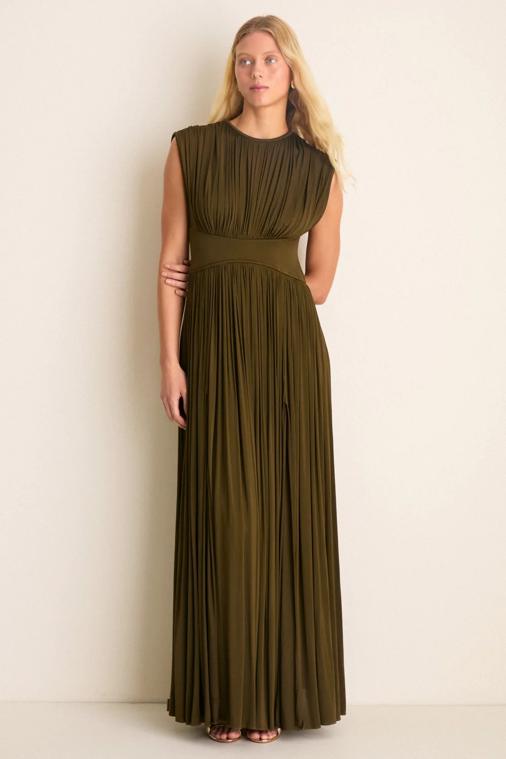 Olive Luna Column Dress | Tuckernuck (US)