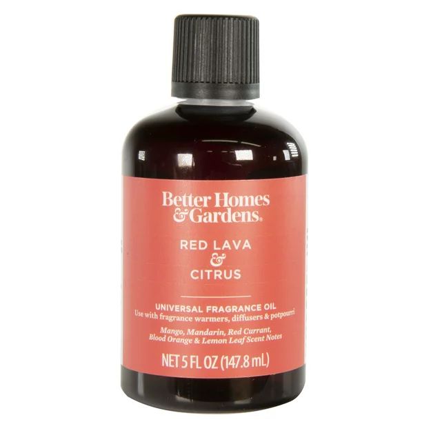 Better Homes & Gardens Universal Fragrance Oil, Red Lava & Citrus, 5 fl oz, for use with Fragranc... | Walmart (US)