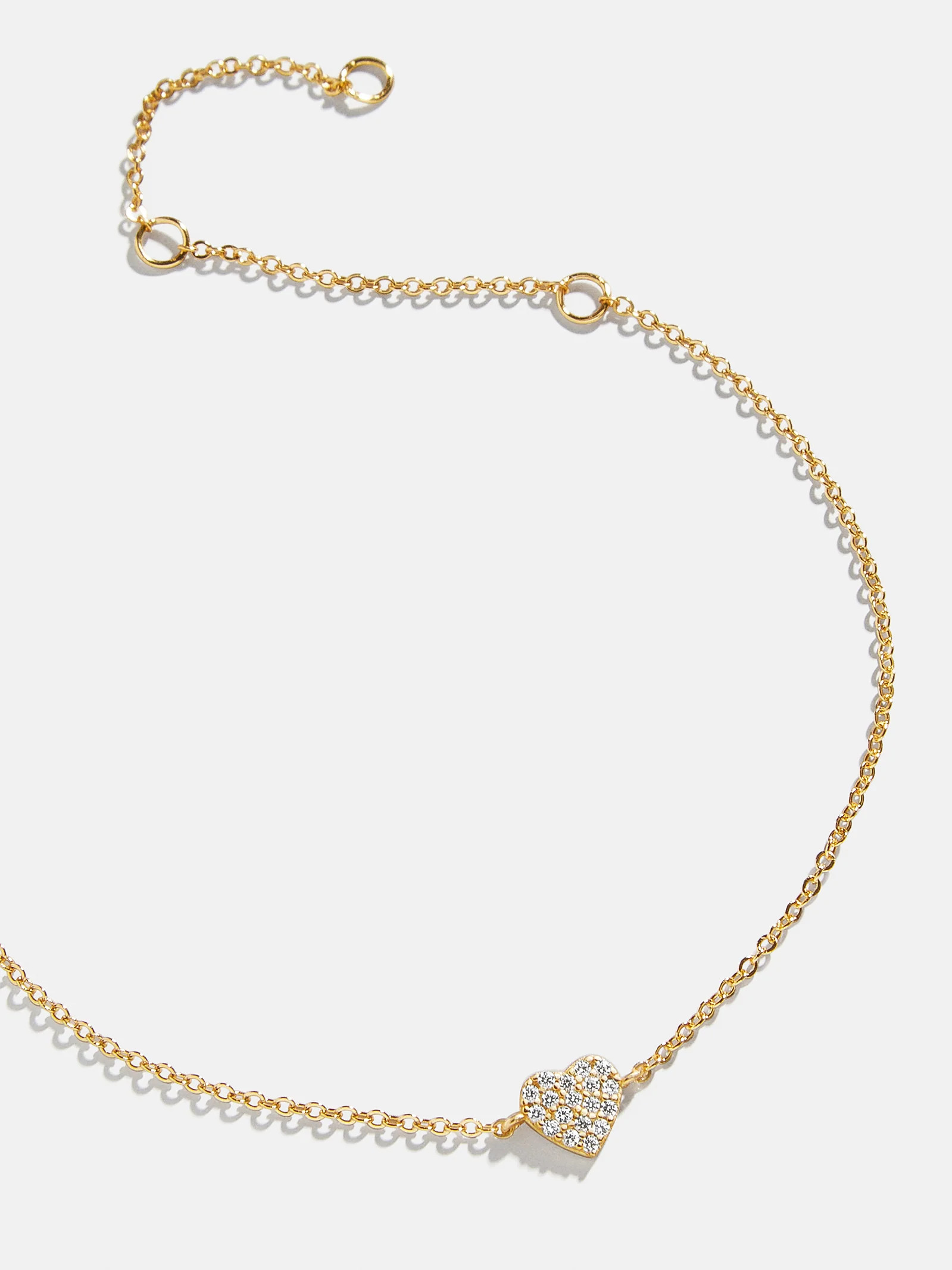 18K Gold Heart Bracelet - Heart | BaubleBar (US)