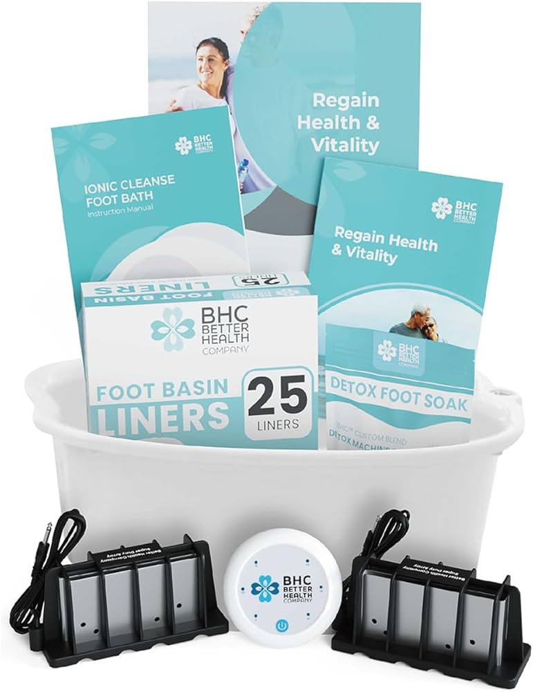 Ionic Foot Bath Detox Machine - Foot Spa Bath for Home Use - Free Regain Health & Vitality Bookle... | Amazon (US)