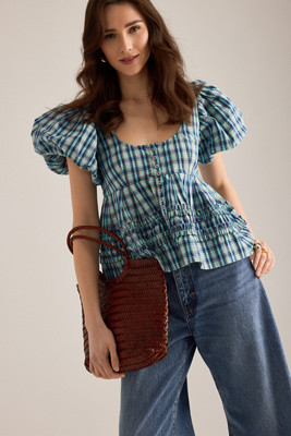 Mini Nola Woven Leather Bag | Anthropologie (UK)