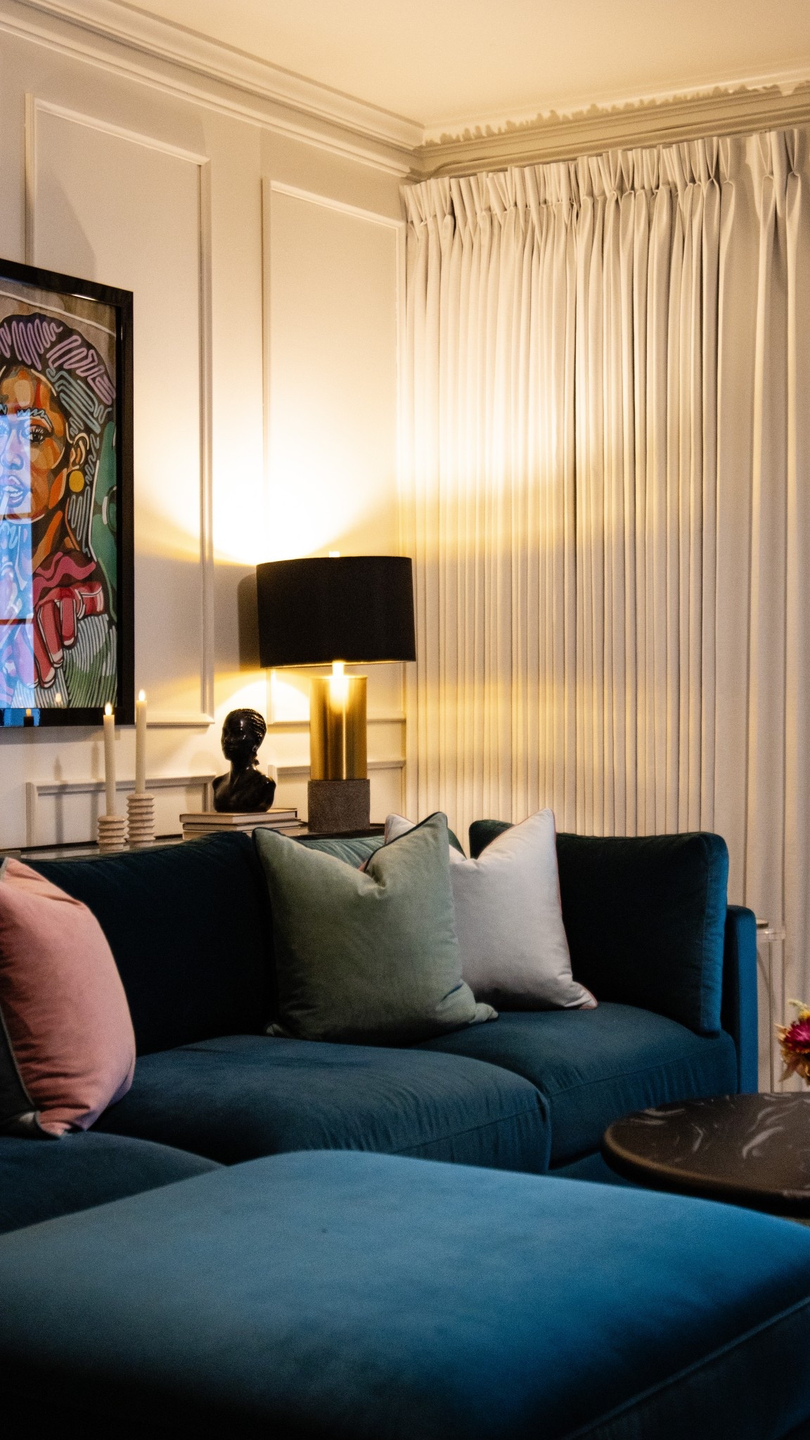 My apartment living room with a velvet sofa from Interior Define 

#LTKHome