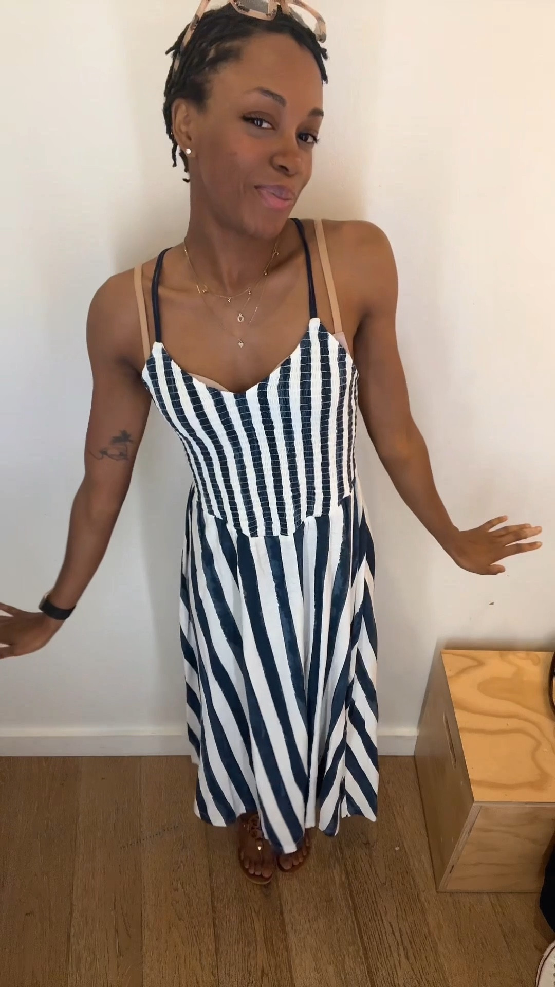 The cutest little dress for a pool or beach day! Easy to throw on and casual enough for a lunch date  

#LTKSeasonal #LTKootd #LTKTall