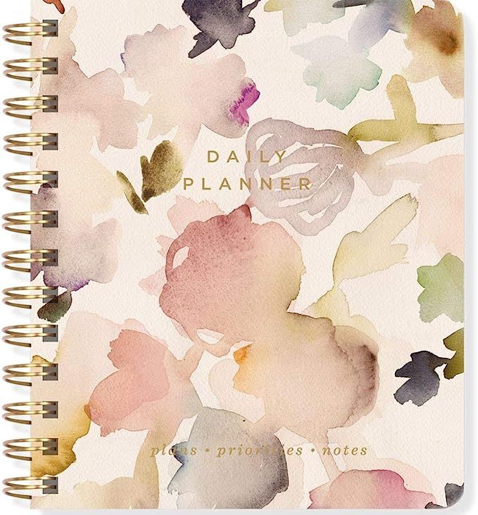 Fringe Studio Non-Dated Daily Planner, Floral, Paper Cover, Small, 160 Pages, 6" x 7.25" (877102)... | Amazon (US)