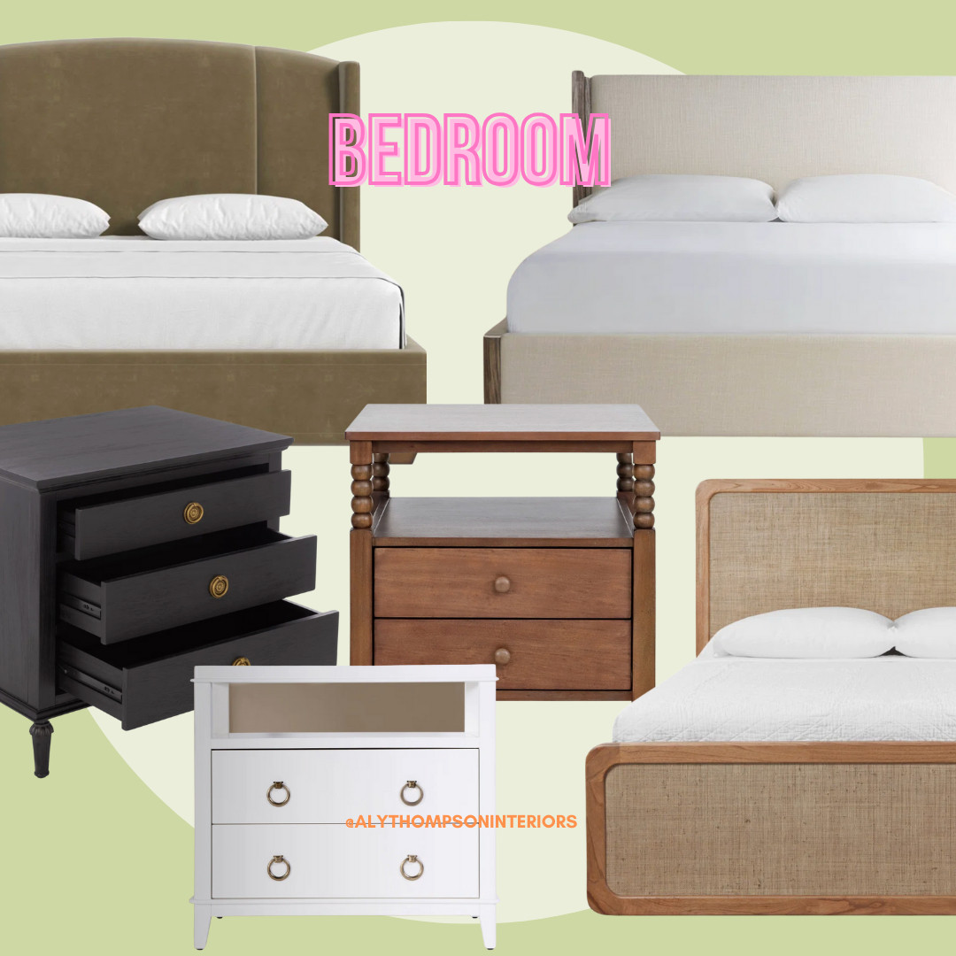Bedroom Furniture | Bed Frame | Nightstands | End Tables | Queen Bed | King Bed Frame | Tufted Bed | Upholstered Bed 

 #LTKHome #LTKSaleAlert #LTKFindsUnder100